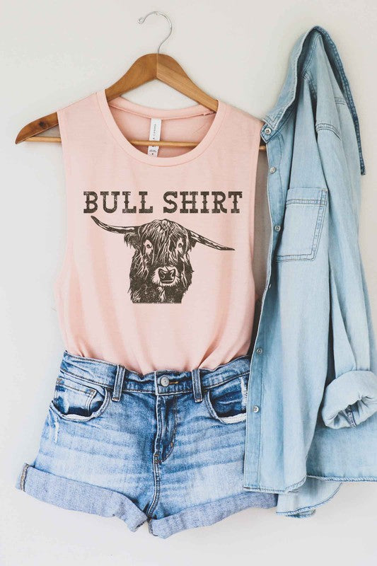 BULL SHIRT GRAPHIC MUSCLE TANK