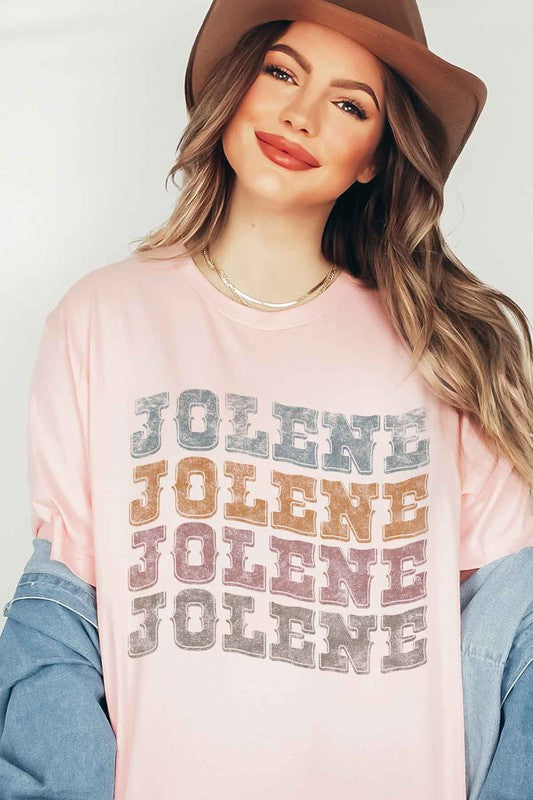 JOLENE WESTERN DOLLY GRAPHIC T-SHIRT