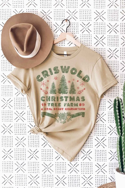 CHRISTMAS TREE FARM GRAPHIC TEE / T-SHIRT