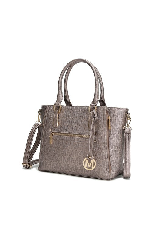 MKF Cairo M Signature Satchel Bag by Mia K