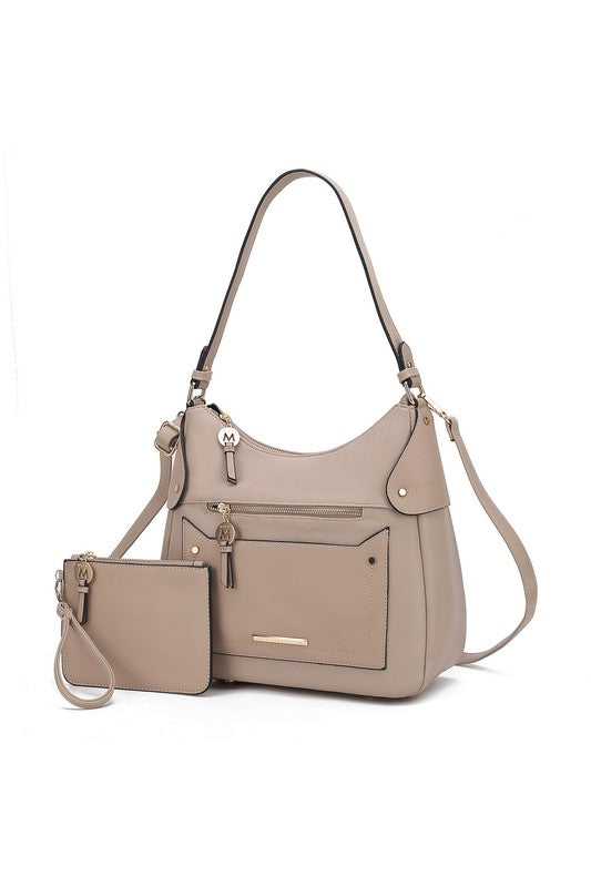 MKF Maeve Shoulder Bag with Wristlet by Mia K