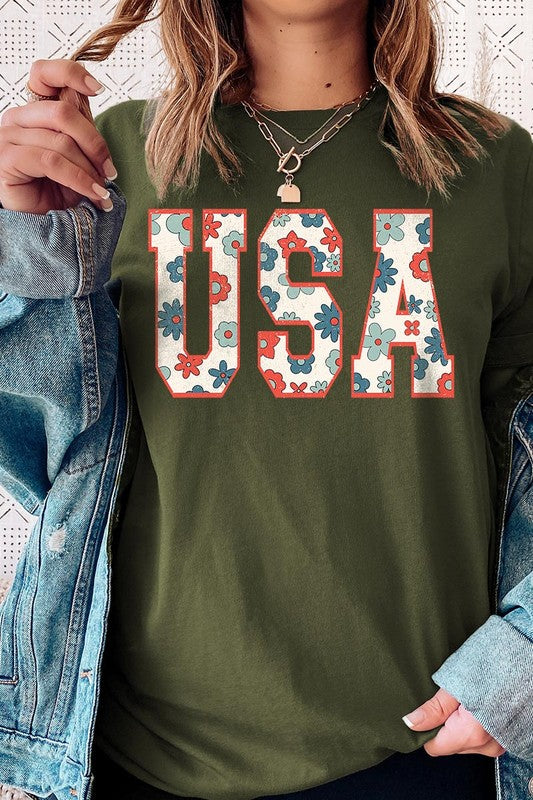 USA 4th Of July America Patriotic Graphic T Shirts