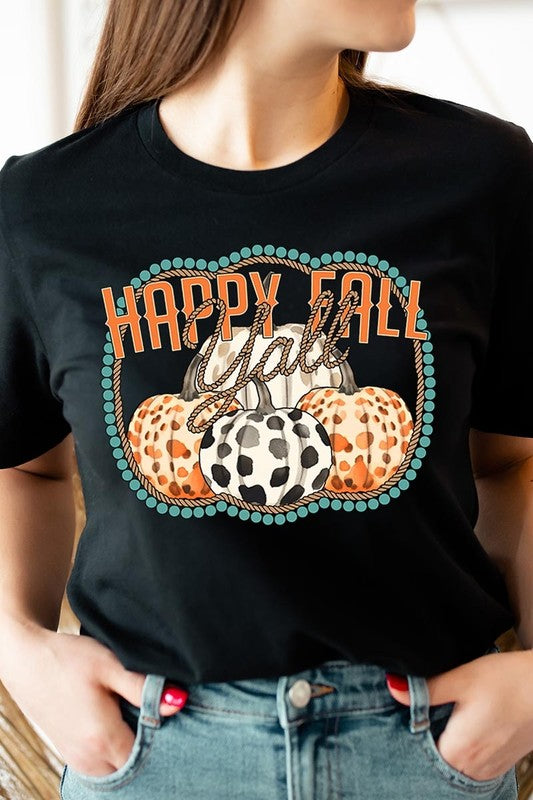 Happy Fall Y'all Graphic Tee