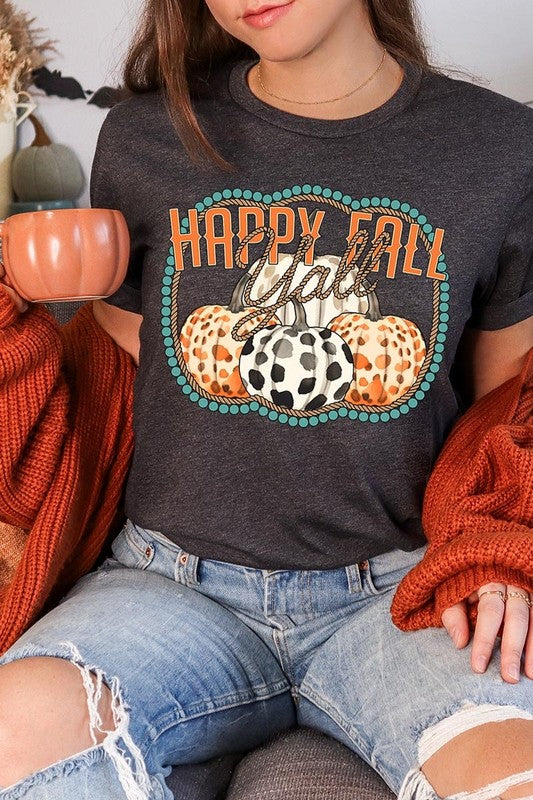 Happy Fall Y'all Graphic Tee